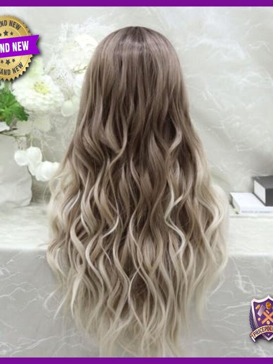 Synthetic Lace Front Wig Heat Resistant 24 Inches Daily Wear Adjustable main image 4